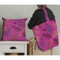 thumbnail image 5 of Soimoi Pink Cotton Poplin Fabric Oaknut & Oak Leaves Decor Fabric Printed BTY 56 Inch Wide, 5 of 5