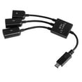 thumbnail image 5 of GENEMA 3in1 USB 3.1 Type-C To Micro USB 2.0 Power Charging Host OTG Hub Cable Adapter, 5 of 9