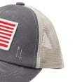 thumbnail image 5 of Lispipm Classic Low Profile Baseball Cap for Men Women Adjustable Cotton Hats with USA Flag Pattern Unisex Outdoor Sport Caps Grey, 5 of 6