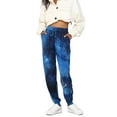 thumbnail image 1 of Doublju Women's Elastic Waist Fashion Jogger Pants (Plus Size Available), 1 of 4
