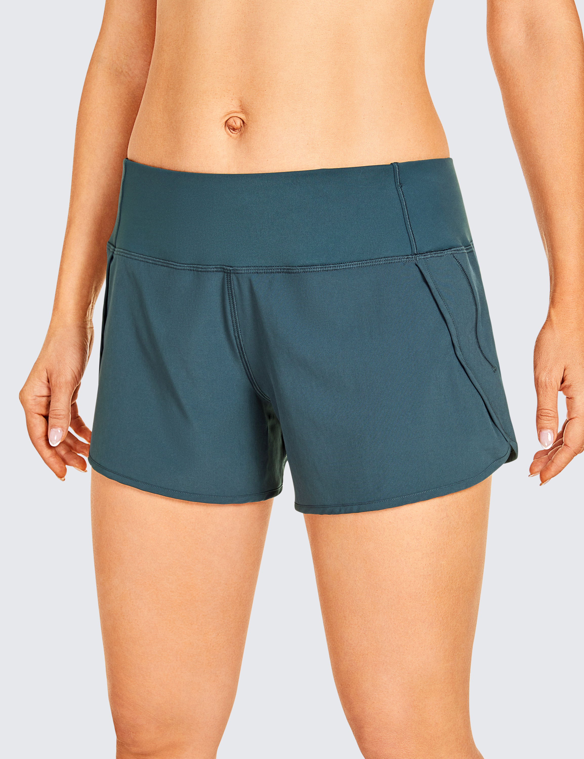 zip pocket training shorts