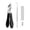 Black, variant on FEOLGEHLY 3 Pcs Stainless Steel Pointed Nail Clipper Set, Fingernail & Toenail Cutter with Nail File and Nail Pick, Nail Trimmer for Thick Nails, Manicure Tools for Men Women Adults Seniors