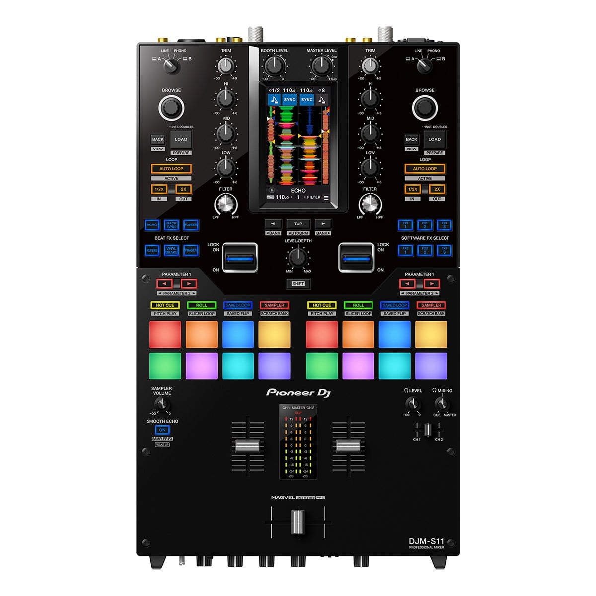 Pioneer DJM-V10-LF 6-Channel DJ Mixer with Stereo Audio