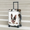 thumbnail image 6 of Haiem Pedigree dogs collage Pattern Luggage Cover Printed Suitcase Covers for Luggage Elastic Washable Suitcase Protector Fits 18-32 Inch Luggage-Small, 6 of 7
