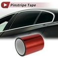 thumbnail image 3 of Cinta de rayas Unique Bargains 150mmx50m Rayas para coches, calcomanías de rayas para coches, motocicletas y carreras de barcos, pegatinas DIY rojas 1 pieza, 3 of 7