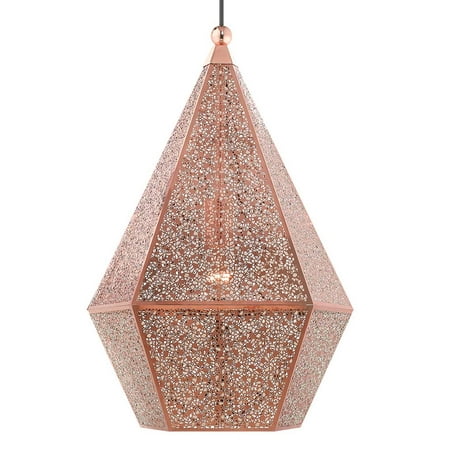 

Livex Lighting 48924 Aberdeen 1 Light 15 Wide Pendant - Rose Gold