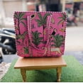 thumbnail image 5 of HandBlock Print Quilted Shoulder Bags Beach Tote, 5 of 11