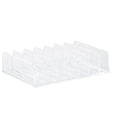thumbnail image 4 of Organizador De Paletas De Maquillaje, Plástico Transparente, 7 Ranuras, Organizador De Soporte De Maquilla, Secciones Divididas, Soporte Para Cosmética, Soporte Para Paletas, 4 of 7