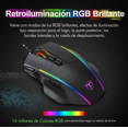 thumbnail image 3 of Mouse Gamer Ratón Alámbrico T16 Retroiluminación RGB 7 Botones 1,56m De Cable Ergonómico Óptico más de 10 millones de clics Durabilidad excepcional N/A T16, 3 of 3