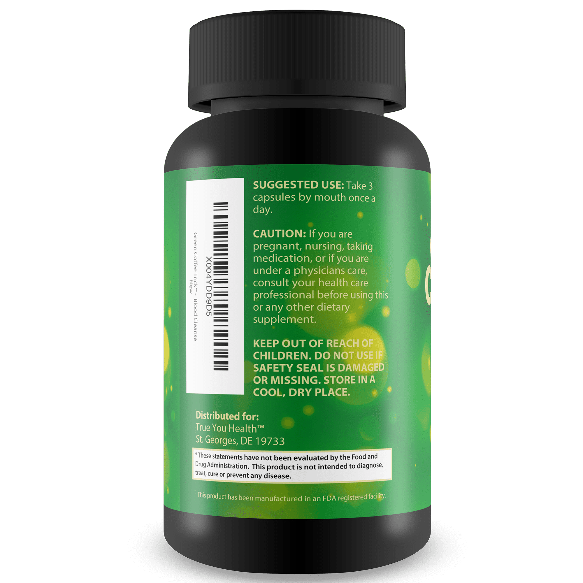 Green Coffee Trick Detox Cleanse - Green Coffee Bean Extract, Turmeric, Green Tea Extract, Garcinia Cambogia Extract & More - Supercharge Your Gut with This Herbal Colon Cleanse, Meta Balance Support