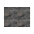 thumbnail image 3 of Pimpernel Midnight Slate Placemats, set of 4, Heat Resistant Mats, Cork-backed Board, Hard, Placemat Set for Dining Table, Rectangular, Measures 15.7" x 11.7", 3 of 3