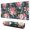 Pink Flower Clusters, variant on Pink and Orange Flowers pad Mousewaterproof,rubber multispandexwashable Gaming Mouse PadDesk Pad for Office Home Game 31.5x15.7inches