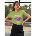 thumbnail image 2 of Flying 3D Smiles Techno Style T-Shirt Women -Image by Shutterstock, Female 4X-Large, 2 of 4