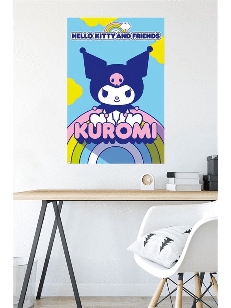 Hello Kitty and Friends - Kuromi Wall Poster, 22.375