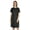 Heather Dark Gray, variant on Inkmeso Solid Casual Summer T-Shirt Dress For WoMen's Loose Fit Short Sleeve Tunic Sleep Dress