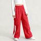 thumbnail image 5 of Pantalones largos para niños y pantalones de verano con cintura elástica para niños, pantalones casuales de pierna ancha de color sólido, pantalones largos para niños, pantalones de abrigo para niños,, 5 of 6