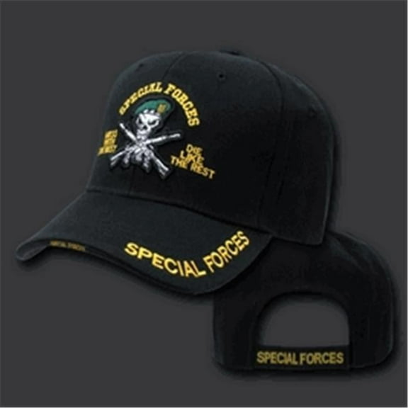 Rapid Dominance RD-SPECIAL-GB Deluxe Military Baseball Caps- Special Forces Gm Beret- Black