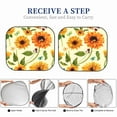 thumbnail image 6 of Haiem Sunflowers And Butterflies Car Windshield Sun Shade (2 Pieces) Foldable Windshield Sun Shade Car Accessories for Truck SUV Pickup-Small, 6 of 7