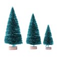 thumbnail image 3 of ziyahi Christmas Mini Tree Home Office Hotel Tabletop Tree Decor Holiday Desktop Ornament, 28 Pcs/set, Blue Green, 3 of 5