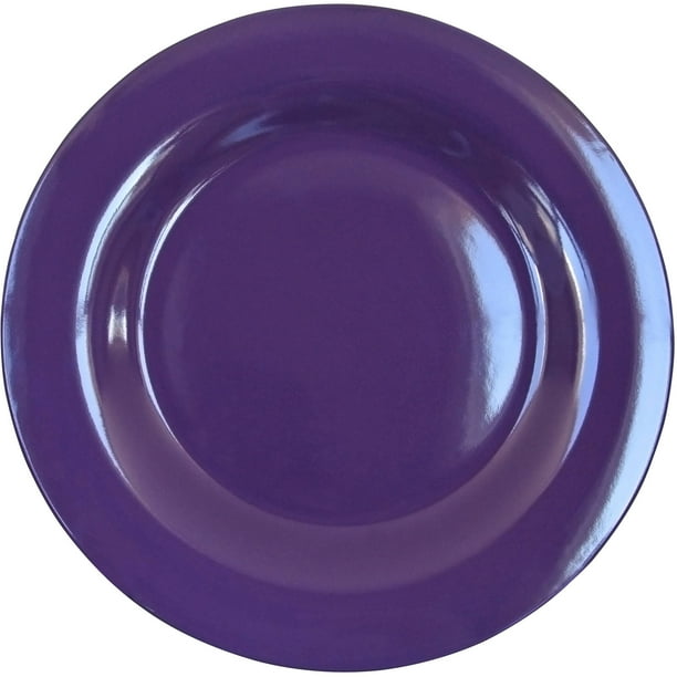 Mainstays Royal Purple 4Pack Stoneware Dinner Plates
