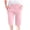 Pink, variant on WIZUTIZ Womens Athletic Shorts Straight Casual Sports Fitted Shorts High Waist Solid Trousers Knee-Length with Pockets Drawstring Shorts for Ladies Stretch Party Green Linen