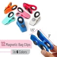 thumbnail image 2 of Mr. Pen- Magnetic Bag Clips, 12 Pack, Assorted Colors, Bag Clips, Bag Clips for Food, Magnet Clips, Chip Clips Bag Clips Food Clips, 2 of 8