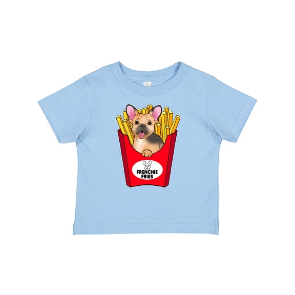 Inktastic Cute Frenchie in French Fries Boys or Girls Baby T-Shirt