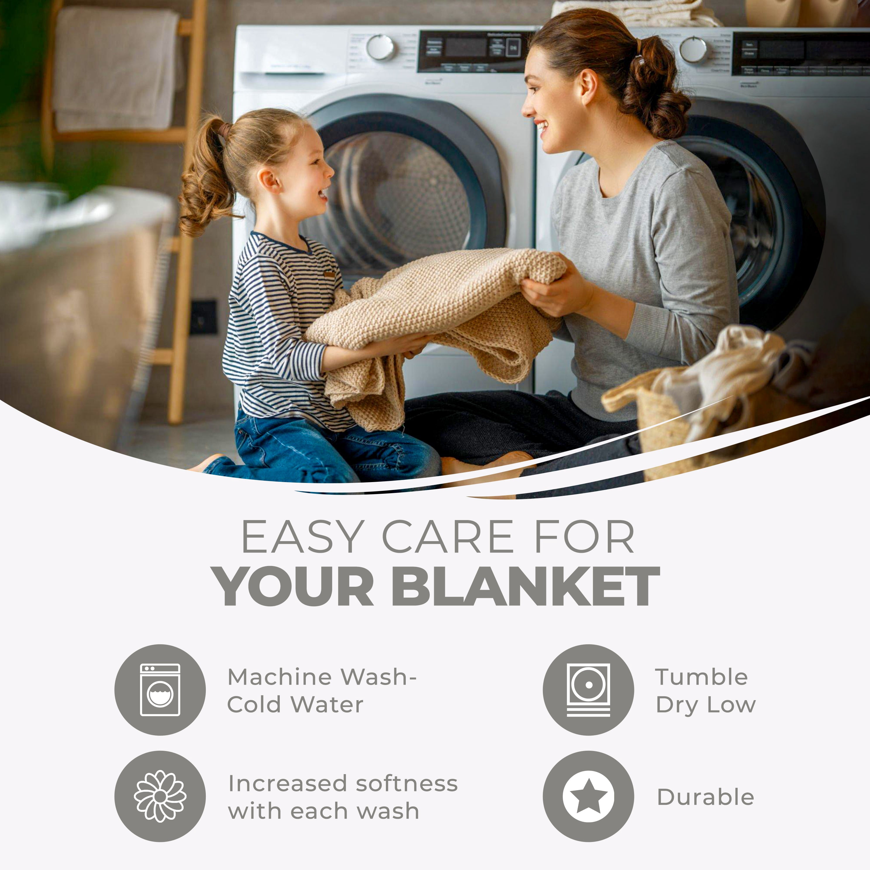Superior Diamond Weave Cotton Blanket All Season Bed Blankets, King, Platinum