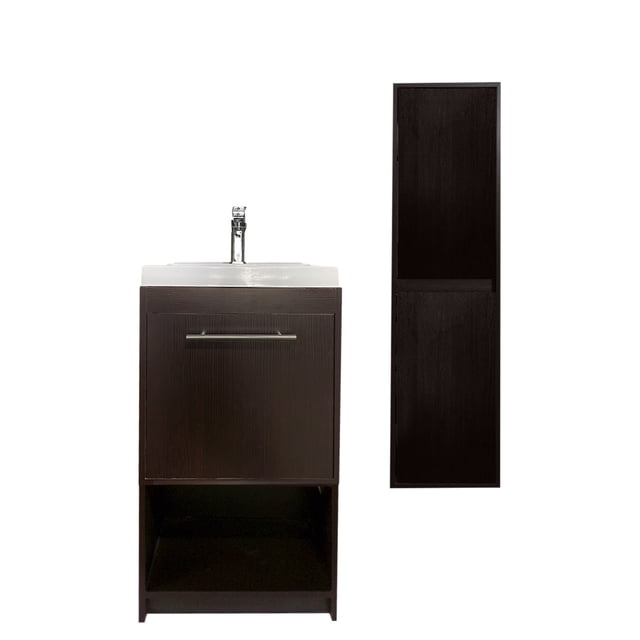 Set De Gabinete Con Lavamanos Y Monomando + Gabinete Organizador Seine