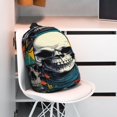 thumbnail image 3 of Lukts Modern Hip-Hop Skull Pattern 15 Inch Student Backpack, Waterproof Laptop Backpack with Adjustable Shoulder Straps, Lightweight Travel, Campus Backpack, Unisex, 3 of 6