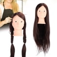 thumbnail image 4 of Cabeza de Maniquí de Cabello Largo, Cabello de Maniquí Cabello Cabello Cabello para Hacer Peinados, 4 of 7