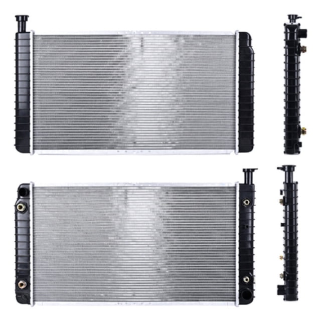 Radiador De Agua Express Van 1996 A 2002 Chevrolet V8 5.0L Aut Soldado Polar .