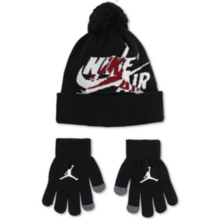 Jordan Kids's Jumpman Classics Beanie Set Black One Size