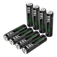 EBL Rechargeable AA Batteries (8 Pack), 1100mAh NiCd Double A Battery