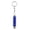 Blue, variant on UV Flashlight Keychain Mini Battery Operated Portable Multifunctional Anti-fake Money Detection Metal Black Lamp Torch Key Ring Backpack Supplies