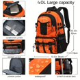 thumbnail image 3 of Waterproof Large Capacity Travel Backpack, Multi Functional Mountaineering Bag, Casual Outdoor Camping Hiking Rucksack, 3 of 5