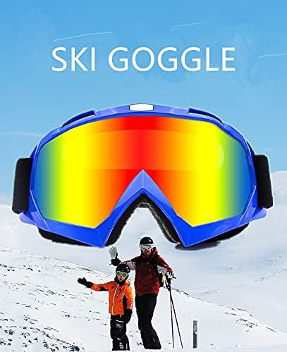 Gafas Esqui Hombre Findway Gafas De Esquí, OTG Gafas De Nieve, Lentes Intercambiables Para Hombres Adultos Mujeres Y Jovenes Gafas De Esqui