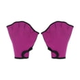 thumbnail image 1 of Unique Bargains Gants de Natation à Lanières Gants de Résistance à la Natation Accessoires d'Entraînement de Résistance à l'Eau Rouge Rose, P, 1 of 7