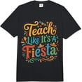 thumbnail image 2 of 100% Cotton Unisex Teach Like It’s a Fiesta Teacher Appreciation Cinco de Mayo Comfort Colors Adult Heavyweight T-Shirt, 2 of 5