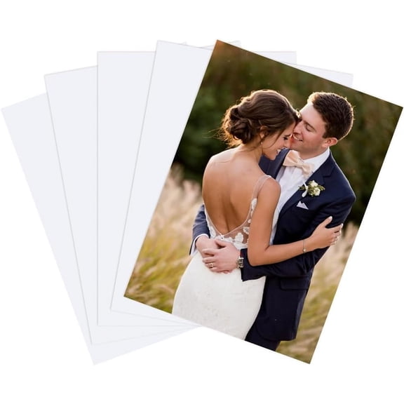 5Pcs Sublimation Aluminum Photo Plate 0.5mm Thick Panel Blank Metal Sign Board Blank Heat Transfer Picture Plate Sheets for DIY Printing Photo Graduation Anniversaries Birthdays White DIY