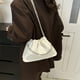 thumbnail image 4 of Bolso de axila con pliegues pequeño y exclusivo para mujer, nuevo modelo de primavera 2025, estilo retro coreano, bolso tipo cubo versátil con cadena, bandolera., 4 of 10