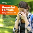 thumbnail image 4 of Nuvicare 24-Hour Allergy Medicine - Cetirizine Hydrochloride 10mg Tablets - Compare to the Active Ingredient in Zyrtec Antihistamine Meds - Generic Allergy Pills for All Day Allergy Relief 100 Count, 4 of 8
