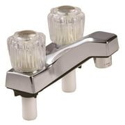 Traditional Chrome Two Handle Lavatory Faucet 4