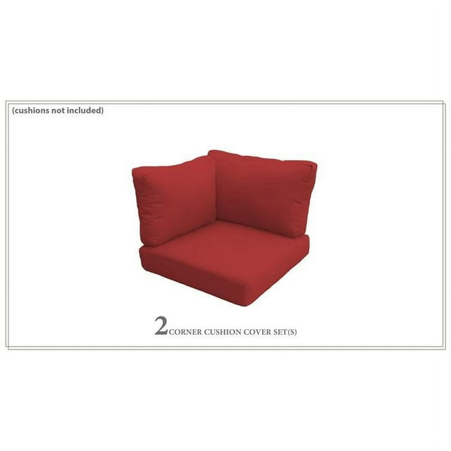 TK Classics High Back Cover Set in Terracotta for BARBADOS-03b