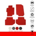 thumbnail image 2 of Ikon Motorsports Red Floor Mats for 2003-2007 Honda Accord Coupe Factory Fitment Nylon Front & Rear Car Liner Carpets 4PCS, 2 of 9