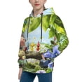 thumbnail image 2 of Lsque Pikmin Patten Youth Hoodie Sweatshirt Pullover with Kangaroo Pocket Boys and Girls Hoodie Warm Hoodie for Kids, 2 of 8