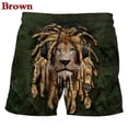 thumbnail image 3 of Pantalones cortos de playa con estampado 3D para Hombre, ropa de calle informal con patrón de animales, Verano, 3 of 3