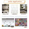 thumbnail image 6 of GIRACOA 24-Pack Peel and Stick Kitchen Backsplash Tile Sticker with A Spatula, 6" x 6"  Moroccan Square Colorful Tile Stickers for Bathroom Kitchen., 6 of 7