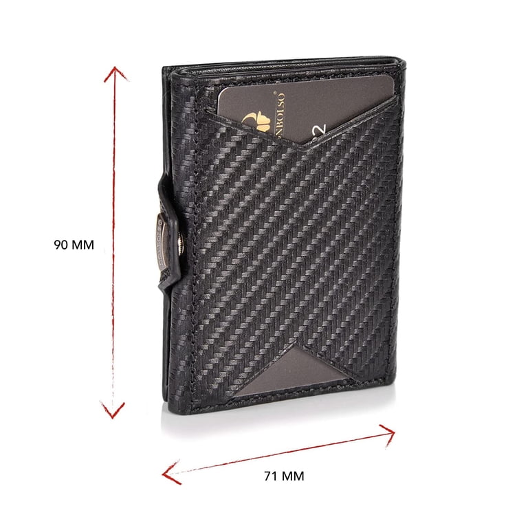 DONBOLSO NextGen スリムレザーウォレット DONBOLSO Carbon Fiber Leather Wallet NextGen I Modern Slim Wallet