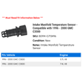 thumbnail image 2 of Intake Manifold Temperature Sensor - Compatible with 1996 - 2000 GMC C3500 1997 1998 1999, 2 of 2